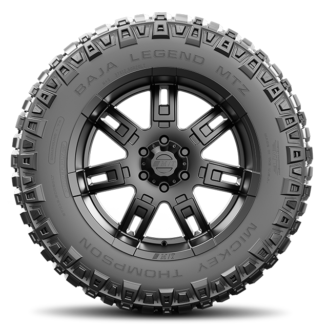 Baja Legend MTZ 17.0 Inch LT265/70R17 Raised White Letter Light Truck Radial Tire Mickey Thompson