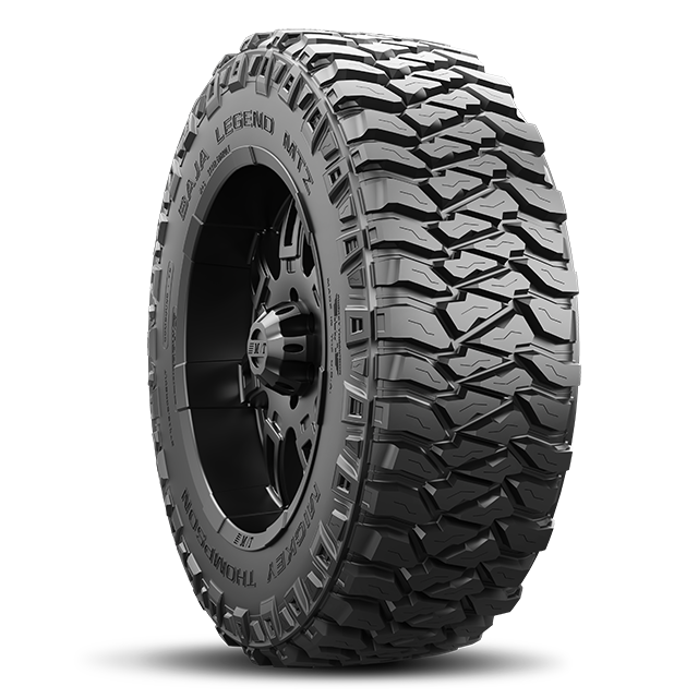 Baja Legend MTZ 15.0 Inch 33X12.50R15LT Raised White Letter Light Truck Radial Tire Mickey Thompson