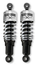 Load image into Gallery viewer, Burly Brand FLH Shocks - Chrome