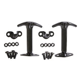 Hood Catch Kit 55-95 Wrangler YJ/CJ Black Smittybilt - Smittybilt 7601