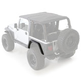 XRC Rear 3 Inch Fender Flares 97-06 Wrangler TJ/LJ Black Textured Smittybilt - Smittybilt 76875