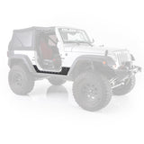 XRC Body Cladding 07-18 Wrangler JK 2DR Black Textured Smittybilt - Smittybilt 76886