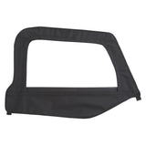 Soft Top Door Skin W/ Frame 97-06 Wrangler TJ Passenger Side Black Denim Smittybilt - Smittybilt 79515