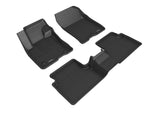 KAGU Floor Mat; Black; 3 pc.; 2 pc. Front Row; 1 pc. 2nd Row;