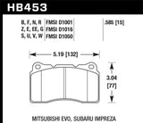 Performance Street Brake Pads (4) - Hawk Performance HB453N.585