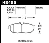 Performance Street Brake Pads (4) - Hawk Performance HB485F.656