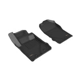 KAGU Floor Mat; Black; 2 pc.; Front;