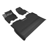 KAGU Floor Mat; Black; 3 pc.; 2 pc. Front Row; 1 pc. 2nd Row;