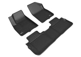 KAGU Floor Mat; Black; 3 pc.; 2 pc. Front Row; 1 pc. 2nd Row;