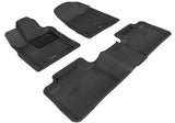 KAGU Floor Mat; Black; 3 pc.; 2 pc. Front Row; 1 pc. 2nd Row;