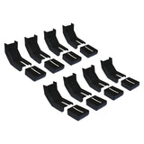 Bracket Covers for Raptor Series Slide Track Running Boards Only - Qty 8 Set - Raptor Series RB-BKC8