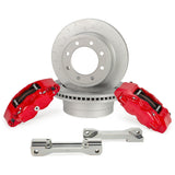 BRAKE KIT, REAR, FORD F250/F350, RED, 363X38MM ROTORS