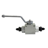 Remote Shutoff Nitrous Valve; 4AN male inlet and outlet. - Nitrous Express 15158-4